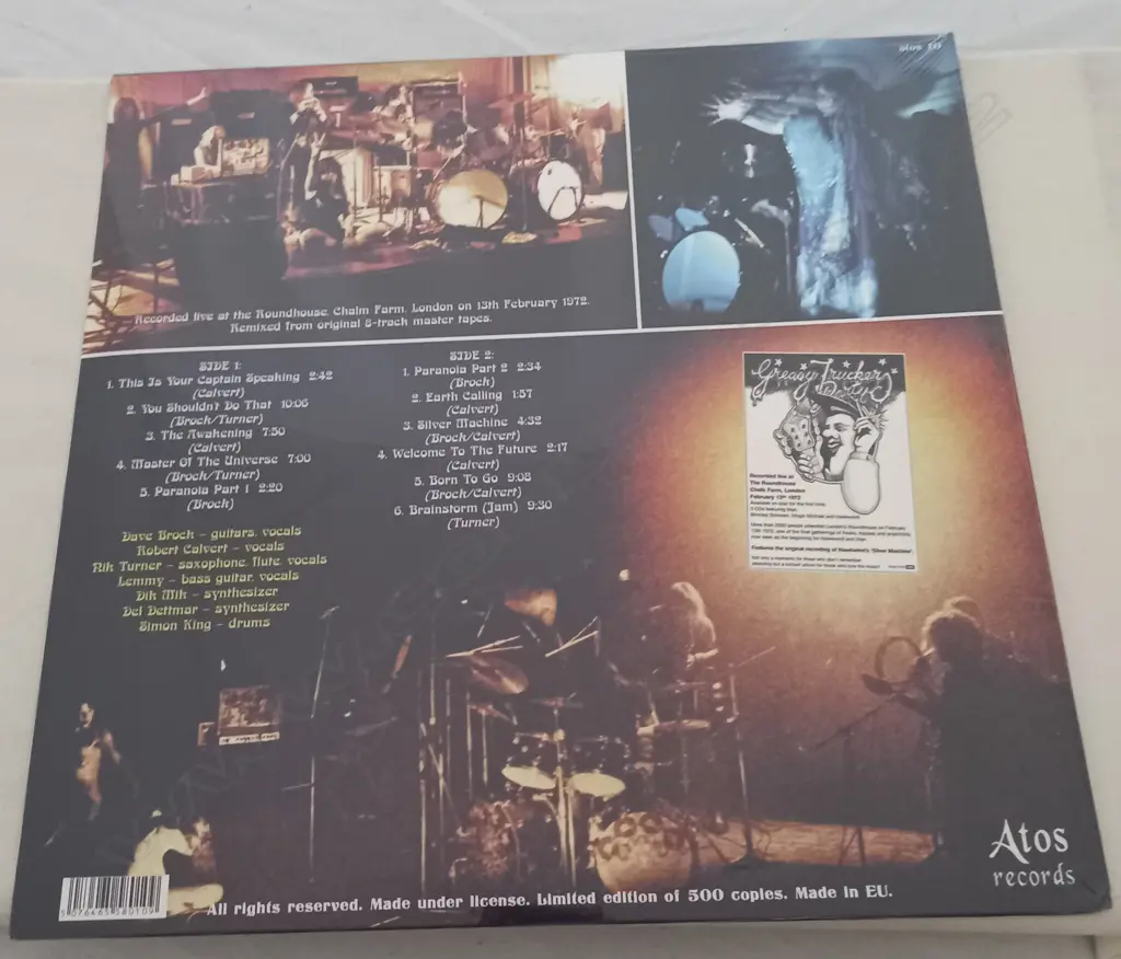 Hawkwind, Greasy Truckers Party (Live At The Roundhouse February 1972), (Coloured Vinyl) Image 1++